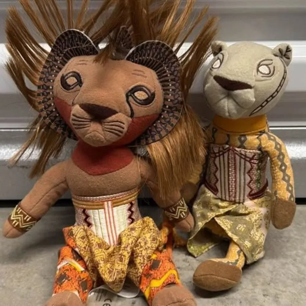 Disney The Lion King Broadway Musical Simba and Nala Plush Set